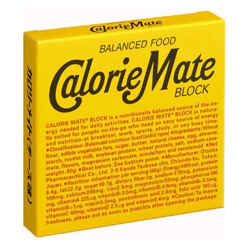 大塚 Calorie Mate 营养饼干五口味齐：巧克力、香草、水果、奶酪、枫糖