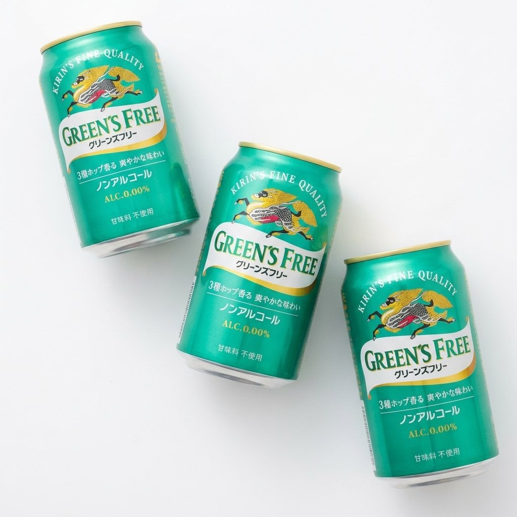 日本原装进口麒麟无醇系列三色罐到货，350ml 铝罐